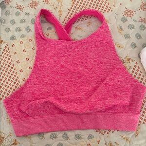 Alo Pink Racerback Sports Bra
